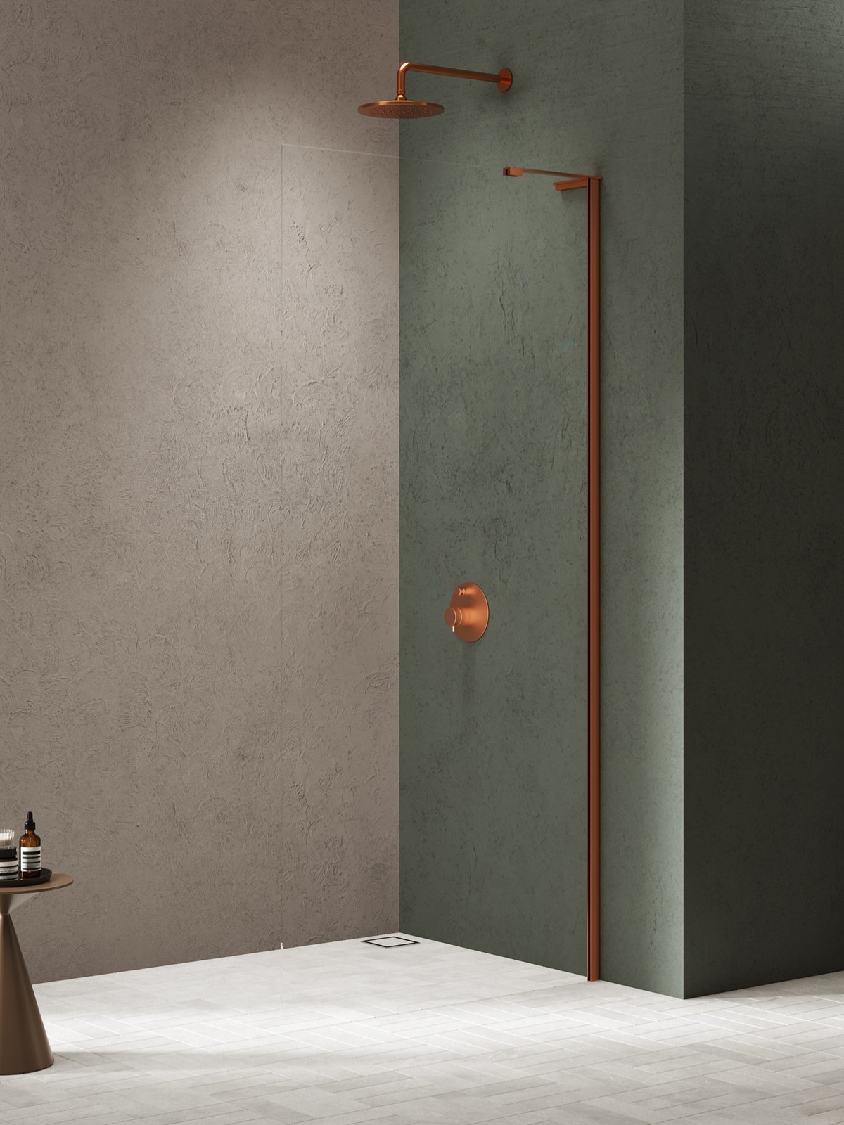 NESTA Copper Brushed Walk In