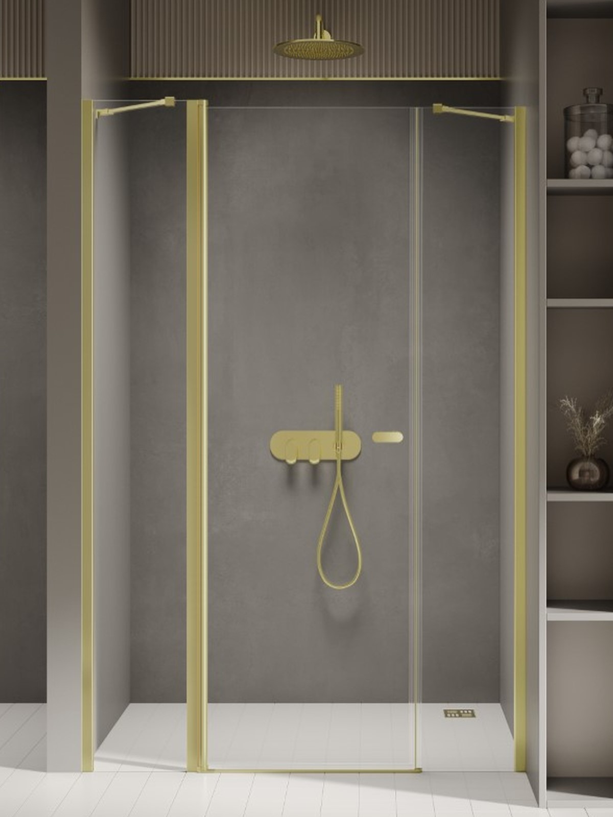 NEW SOLEO Light Gold ajtó+fix fixfallal